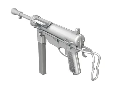 M3A1 Grease Gun 3D model