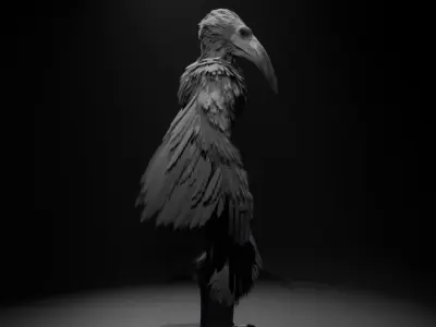 Opium Bird Free Rigged 3D Model Free 3D model