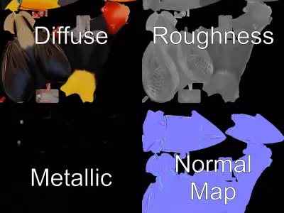 Colorful Toucan model pack Low-poly 3D model