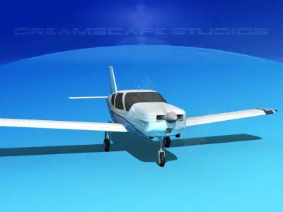 Socata TB-20 Trinidad V14 3D model