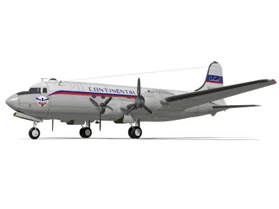 Douglas DC-4 3D model