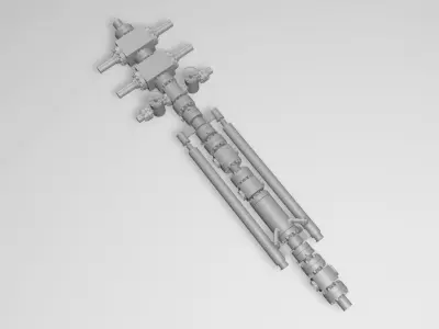 Industrial Well Head 3D model