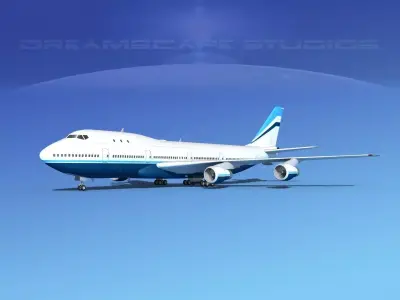 Boeing 747-100 Corporate 1 3D model