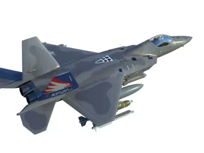 KAI KF-21 Boramae 3D model