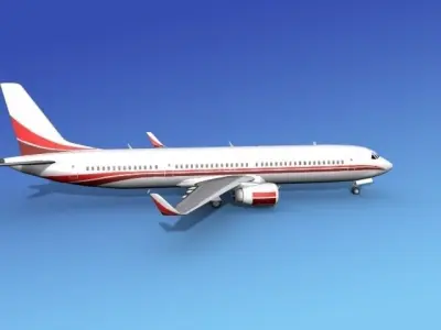 Boeing 737-900ER Corporate 7 3D model