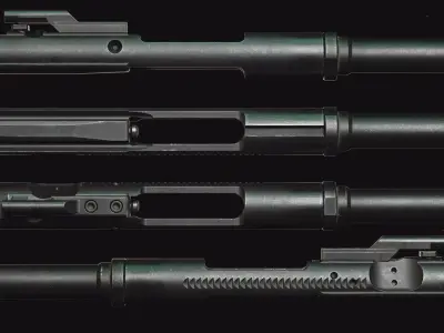 Colt - AR-15 Bolt Carrier Group - Replica Low-poly 3D model