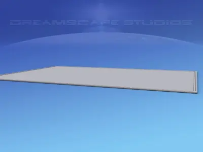 A2N Air Cargo Strap Pallet Low-poly 3D model