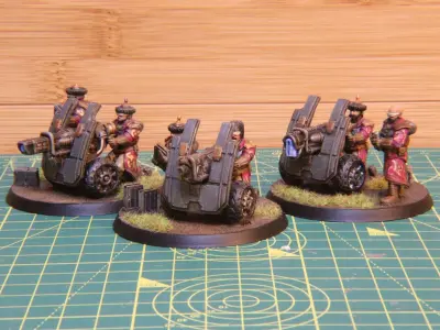 Exalted Scions - Heavy Weapons Teams 3D print model