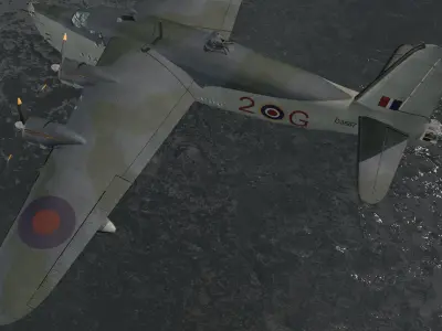 Short Sunderland Mk-3 3D model