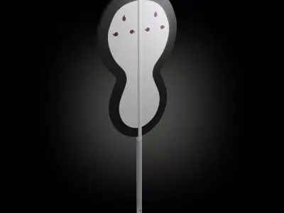 Fixture Gunbai Madara and Obito low-poly Low-poly 3D model