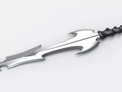 Warior Sword Low-poly 3D model