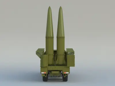 9K720 Iskander 3D model
