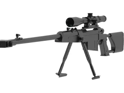 Zastava M93 Black Arrow Anti-materiel Rifle  3D model