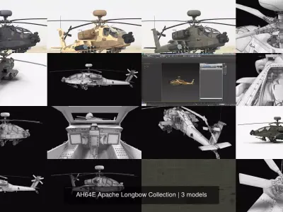 AH64E Apache Longbow Collection 