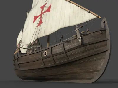 Nina Caravel 3D model