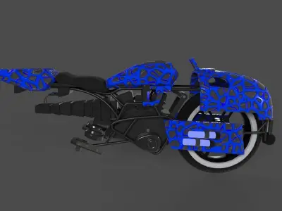GAMEREADY SCI-FI MOTORCYLE PACK Low-poly 3D model