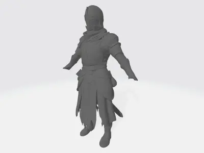 Knight ninja warrior 3D model