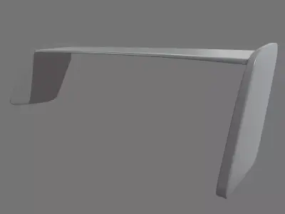 Car Spoiler 04 Low-poly 3D model