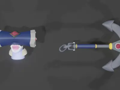 Metal Shark Player 3D model