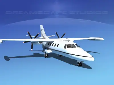 Dreamscape AF-44 Star Executive V08 3D model
