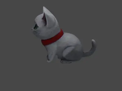 Gattino creato con IA  3D model