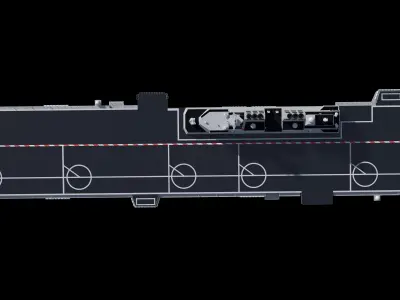 The China  Type 075 amphibious assault ship model 3D model