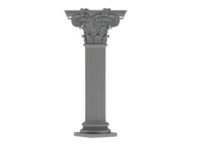 15 Classic Architecture Column 3D model