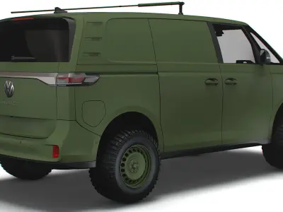 VW ID Buzz Military 2022 3D model