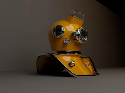 marin helmet 3D model