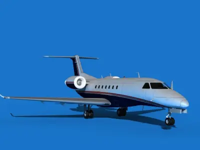 Embraer Praetor 600 V04 3D model