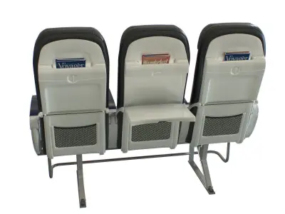Airplane Economic Seat 3D model