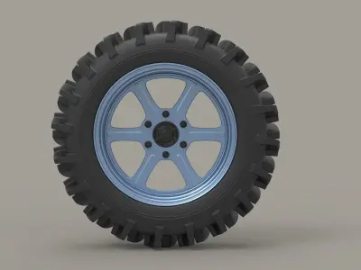 Offroad wheel 20 3D model