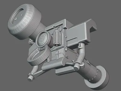 JAVELIN FGM-148 CLOSE COMBAT MISSILE SYSTEM 3D model