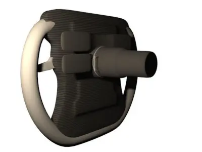 F1 Steering Wheel Free low-poly 3D model