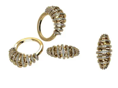 Spring Ring01 3D print model