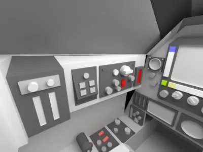 Fighter Cockpit  3D model