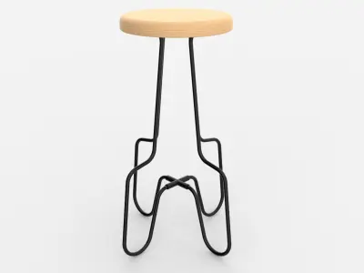 Stool 03 Free 3D model