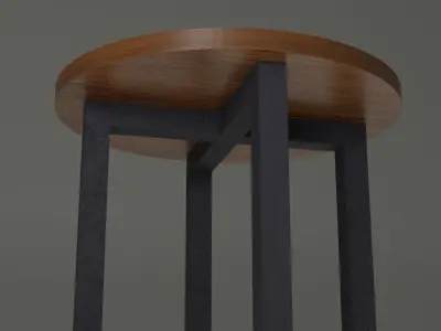 Coffee Table Free low-poly 3D model get