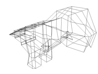 Origami - Dinosaur 3D model