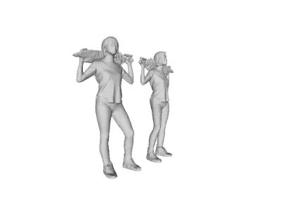 Printle MoDualls Sisters S 001 3D print model