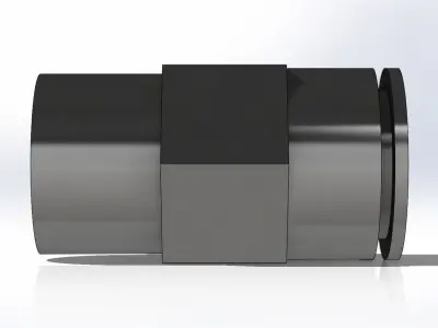 Conexao SMC KQ2H08-02S Connection 3D model