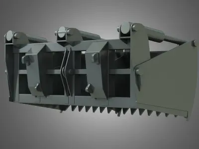 Silage Cutter - Front Loader 3D model