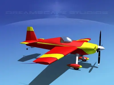 Extra Flugzeugbau EA300S V09 3D model