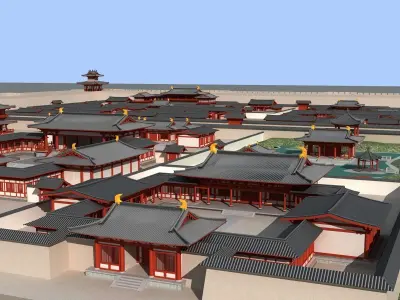 Ancient city 3D model