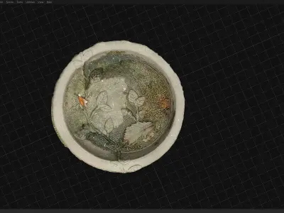 Bird Bath Free 3D model