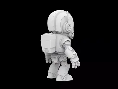 Robot Character 3D Print Model 3D print model purchase