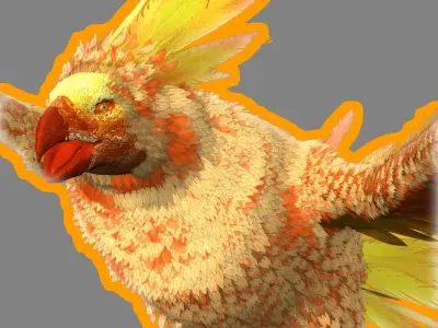  Phoenix Beautiful Rig 3D model