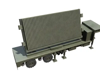 GreenPine radar 3D model