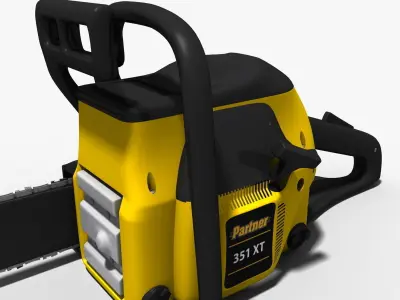 Chain saw Partner 3D model
