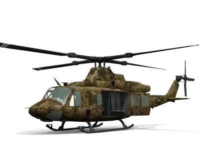 UH 2 Venom Low-poly 3D model